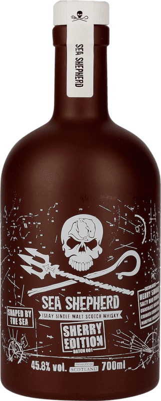 Бесплатная доставка | Виски из одного солода Kirsch Sea Shepherd Sherry Edition Batch 001 Айла Объединенное Королевство 70 cl