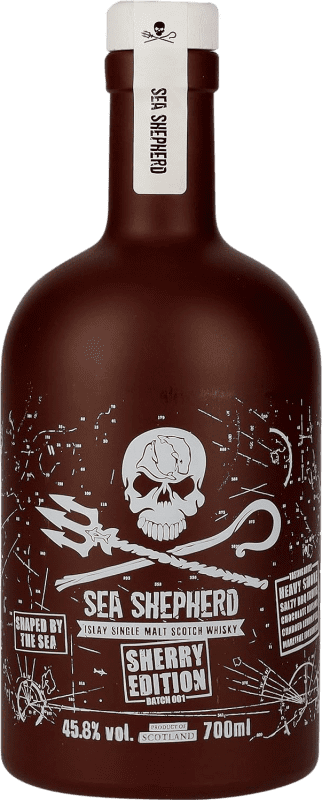 Spedizione Gratuita | Whisky Single Malt Kirsch Sea Shepherd Nº 001 Sherry Batch, Edizione Limitata Islay Regno Unito 70 cl