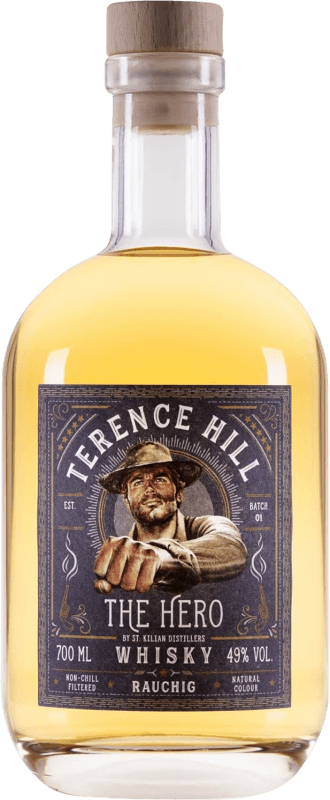 Envoi gratuit | Blended Whisky ‎St. Kilian Terence Hill The Hero Rauchig Allemagne 70 cl