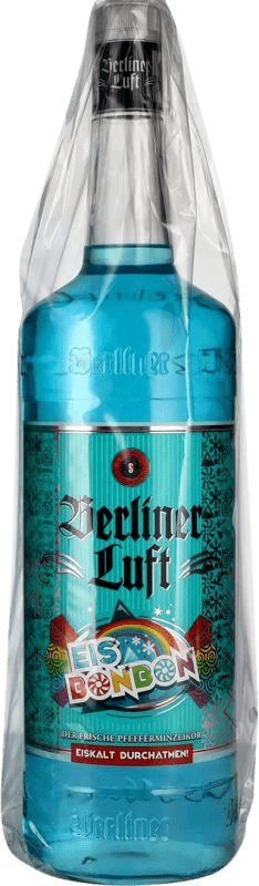 Envío gratis | Licores Berliner Luft Eisbonbon der Frische Pfefferminzlikör Alemania Botella Especial 3 L