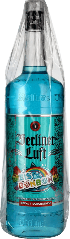 Бесплатная доставка | Ликёры Berliner Luft Eisbonbon der Frische Pfefferminzlikör Германия Специальная бутылка 3 L