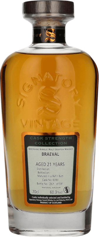 348,95 € Envoi gratuit | Blended Whisky Signatory Vintage Cask Strength Collection at Braeval 21 Ans