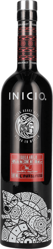Kostenloser Versand | Tequila Inicio Azul Jaguar Añejo — Gereift Mexiko 70 cl