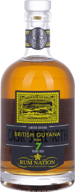 67,95 € | Rhum Rum Nation British Guyana Édition Limitée Réunion 7 Ans 70 cl