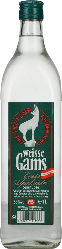 Kostenloser Versand | Liköre Weisse Gams. Echter Alpenkräuter Österreich 1 L