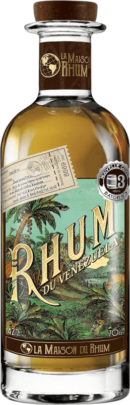 Free Shipping | Rum La Maison du Rhum Venezuela Nº 3 Batch Venezuela 70 cl