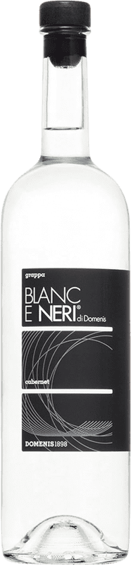 Envio grátis | Aguardente Grappa Domenis 1898 Blanc e Neri Itália Cabernet 70 cl