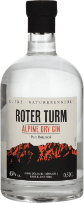 Genever Gin Roter Turm. Pure Botanical Medium-Flasche 50 cl