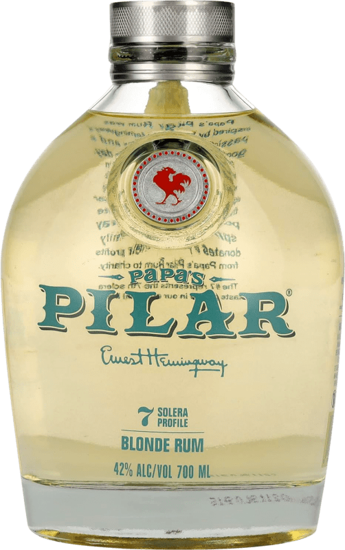 44,95 € Kostenloser Versand | Rum Papa's Pilar Solera Profile Blonde 7 Jahre