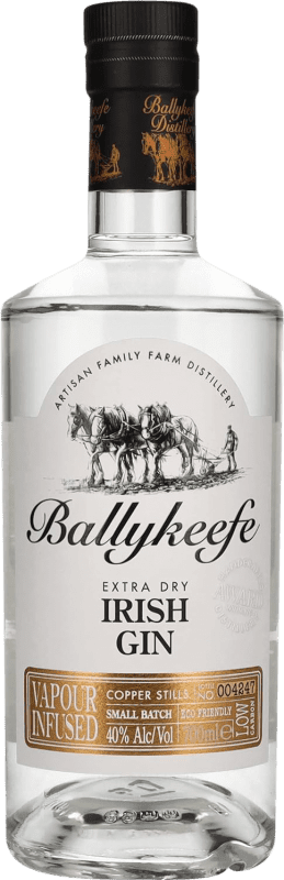 Envoi gratuit | Genièvre Gin Ballykeefe Vapour Infused Extra Dry Gin Irlande 70 cl