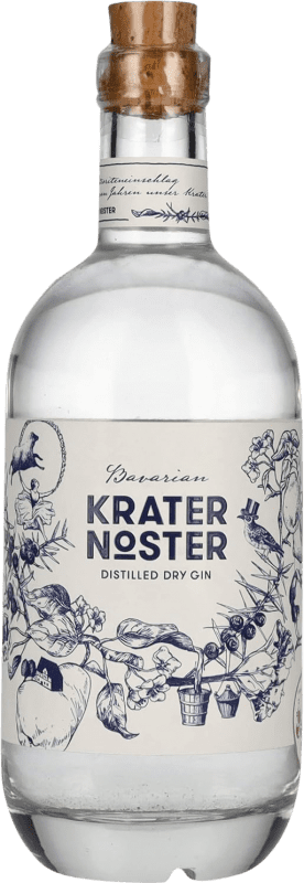 Бесплатная доставка | Джин Krater Noster Германия 70 cl