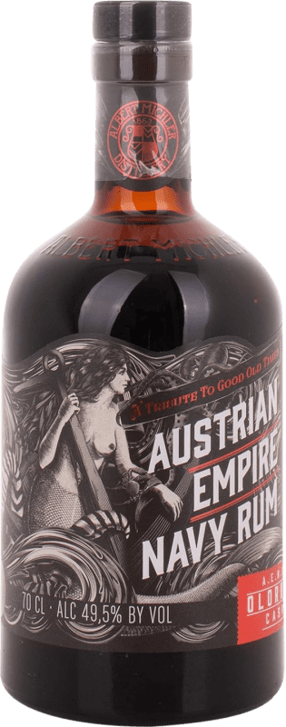送料無料 | ラム Albert Michler Austrian Empire Oloroso Sherry Cask Finish — カスクフィニッシュ, Navy Strength — カスクストレングス バルバドス 70 cl