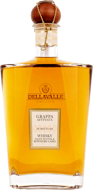 Kostenloser Versand | Grappa Dellavalle Botti da Whisky Italien 70 cl