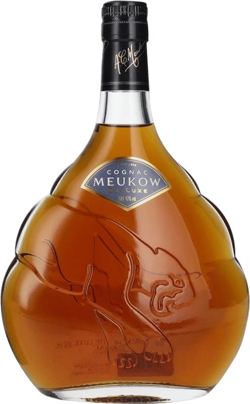 Envio grátis | Cognac Conhaque Meukow Matha 5 Stars França Garrafa Especial 1,5 L