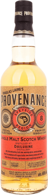 免费送货 | 威士忌单一麦芽威士忌 Douglas Laing's Provenance at Dailuaine 英国 8 岁 70 cl