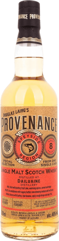 Envoi gratuit | Whisky Single Malt Douglas Laing's Provenance at Dailuaine Royaume-Uni 8 Ans 70 cl