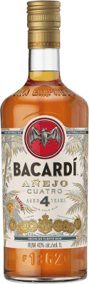 Rhum Bacardí Caribeño Premium Chêne 4 Ans 1 L