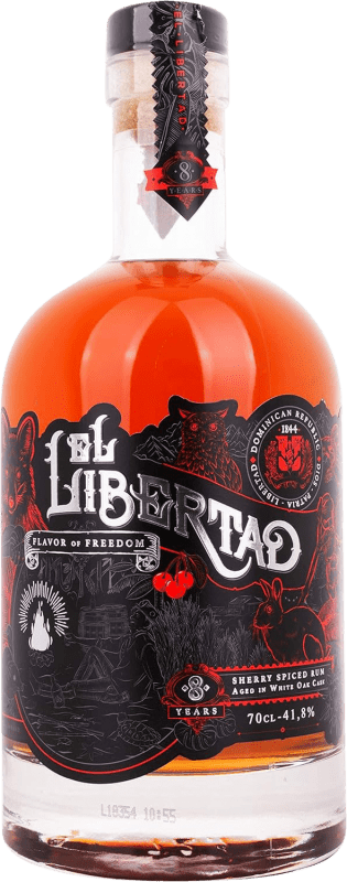 Kostenloser Versand | Rum El Libertad Flavor of Freedom Sherry Chapter II Spiced — Gewürzt Dominikanische Republik 8 Jahre 70 cl