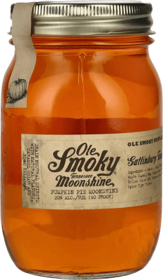 Kostenloser Versand | Blended Whisky Ole Smoky Tennessee Moonshine Pumpkin Pie Vainilla Vereinigte Staaten Medium Flasche 50 cl