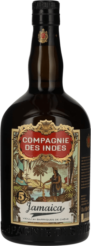 31,95 € | Rum Compagnie des Indes Jamaica Jamaica 5 Anos 70 cl