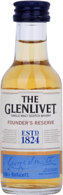 Виски смешанные Glenlivet Founder's Selection Резерв миниатюрная бутылка 5 cl