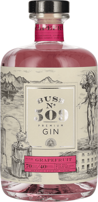 送料無料 | ジン Buss Nº 509 Pink Grapefruit ベルギー 70 cl