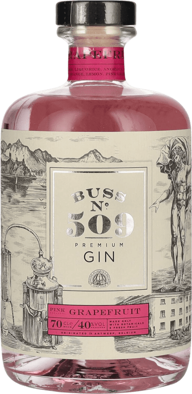 免费送货 | 金酒 Gin Buss Nº 509 比利时 70 cl Pink Grapefruit — 粉红葡萄柚