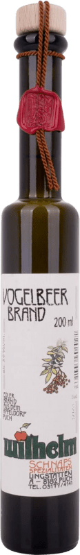Envio grátis | Licores Wilhelm Vogelbeerbrand Áustria Garrafinha 20 cl