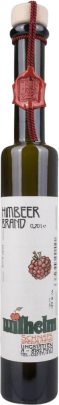 Envio grátis | Licores Wilhelm Áustria Garrafinha 20 cl Himbeere — Framboesa