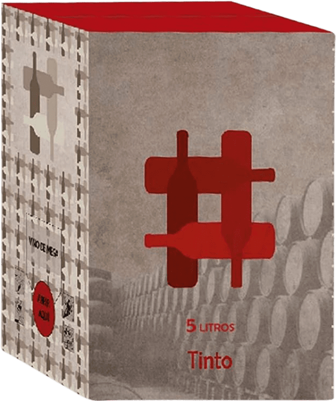 33,95 € Envoi gratuit | Vin rouge Cuatro Rayas Bag in Box 5 L