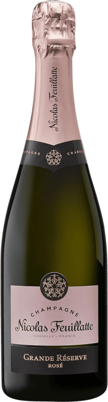 送料無料 | ロゼスパークリングワイン Micolas Feuil Latte. Rose Brut A.O.C. Champagne シャンパン フランス Pinot Black, Chardonnay, Pinot Meunier 75 cl