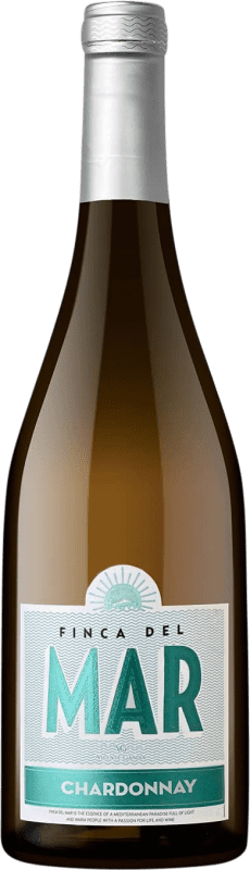 Envio grátis | Vinho Branco Vicente Gandía Finca del Mar Comunidade Valenciana Espanha Chardonnay 75 cl Envio grátis | Vinho Branco Vicente Gandía Finca del Mar Comunidade Valenciana Espanha Chardonnay 75 cl