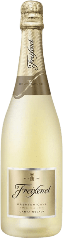 Envio grátis | Espumante Branco Freixenet Carta Nevada Brut Nature — Bruto Natural D.O. Cava Catalunha Espanha Macabeo 75 cl