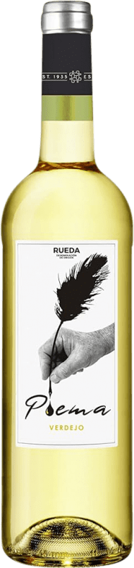 10,95 € Free Shipping | White wine Cuatro Rayas Poema Blanco D.O. Rueda