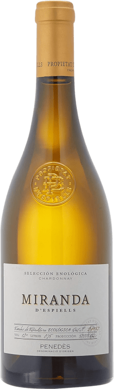 Бесплатная доставка | Белое вино Juvé y Camps Miranda Enológica Отбор D.O. Penedès Каталония Испания Chardonnay — Шардоне Eco — Эко Био Органический 75 cl