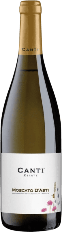 Kostenloser Versand | Weißer Sekt Canti Edelsüß D.O.C.G. Moscato d'Asti Piemont Italien Muskat 75 cl