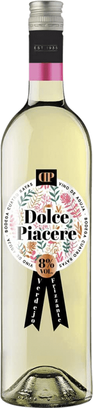 9,95 € Free Shipping | White sparkling Cuatro Rayas Dolce Piacere Frizzante Blanco