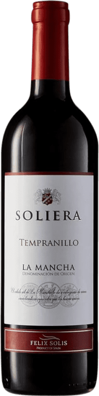 Envío gratis | Vino tinto Félix Solís Soliera D.O. La Mancha Castilla la Mancha España Tempranillo 75 cl