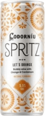 Boîte de 12 unités Codorníu Spritz Let's Orange Macabeo Petite Bouteille 25 cl