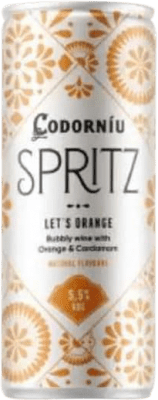 48,95 € | Scatola da 12 unità Vino Arancione Codorníu Spritz Let's Orange Spagna Macabeo Piccola Bottiglia 25 cl