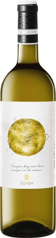 Envío gratis | Vino blanco Ochoa 8A Calendas Blanco Navarra España Viura, Chardonnay, Moscatel 75 cl