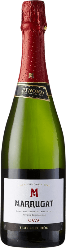 10,95 € | Blanc mousseux Pinord Marrugat Brut D.O. Cava Catalogne Espagne Macabeo, Xarel·lo, Parellada 75 cl