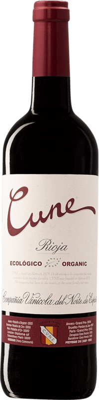 Бесплатная доставка | Красное вино Norte de España - CVNE Ecológico D.O.Ca. Rioja Ла-Риоха Испания Tempranillo, Grenache, Graciano 75 cl