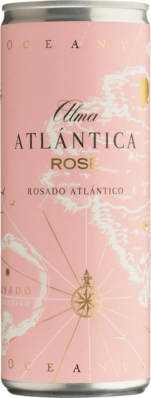 Kostenloser Versand | 12 Einheiten Box Roséwein Alma Atlántica Rosé Spanien Mencía Alu-Dose 25 cl Kostenloser Versand | 12 Einheiten Box Roséwein Alma Atlántica Rosé Spanien Mencía Alu-Dose 25 cl