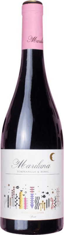 13,95 € Envío gratis | Vino tinto Sierra Norte Mariluna Tempranillo Bobal Ecológico D.O. Utiel-Requena Ecológico Botella Magnum 1,5 L