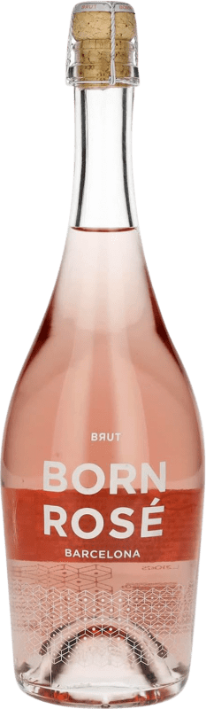 19,95 € 免费送货 | 桃红起泡酒 Born BCN. Barcelona Brut — 起泡酒 干型 Rosé — 桃红葡萄酒 D.O. Penedès