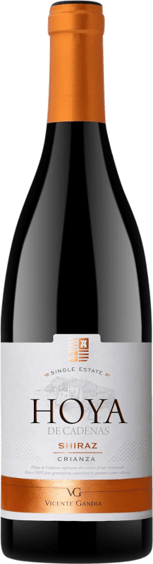 Free Shipping | Red Wine Vicente Gandía Hoya de Cadenas Crianza — Aged D.O. Utiel-Requena Valencian Community Spain Syrah — Shiraz 75 cl