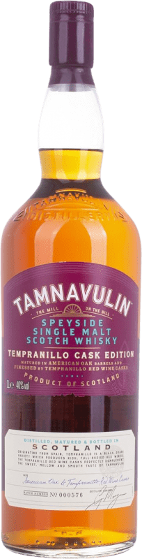 65,95 € | Whisky Single Malt Tamnavulin Tempranillo Cask Finish — Affinamento in Botte Speyside Regno Unito 1 L
