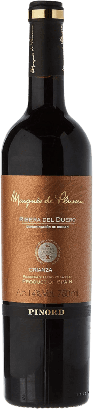 22,95 € Spedizione Gratuita | Vino Rosso Pinord Crianza — Invecchiato in Botte D.O. Ribera del Duero