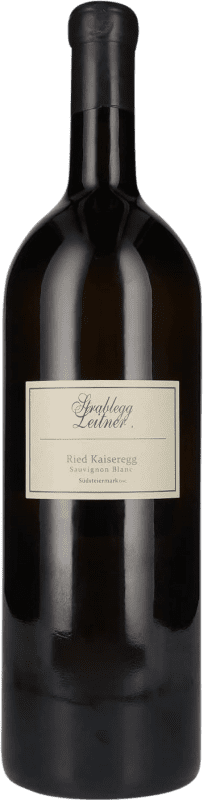 Kostenloser Versand | Weißwein Strablegg Leitner Ried Kaiseregg D.A.C. Südsteiermark Österreich Sauvignon Doppelmagnum Jeroboam-Flasche 3 L